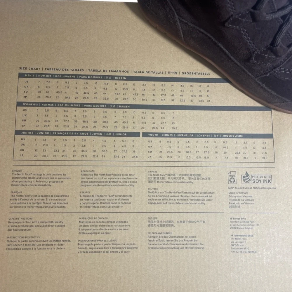 Nuptse Purna II Waterproof PrimaLoft® Silver Eco Insulated Winter Boot Size‎ 7.5